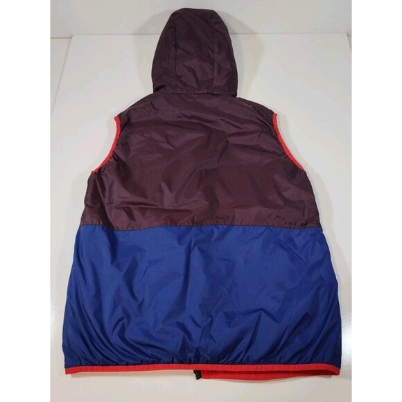 Cotopaxi Teca Calido Hooded Vest Womens L Full Zip Reversible Packable RedHotSun - Picture 5 of 12